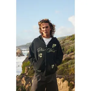 The Met Men's x Pacsun Butterfly Zip Up Hoodie