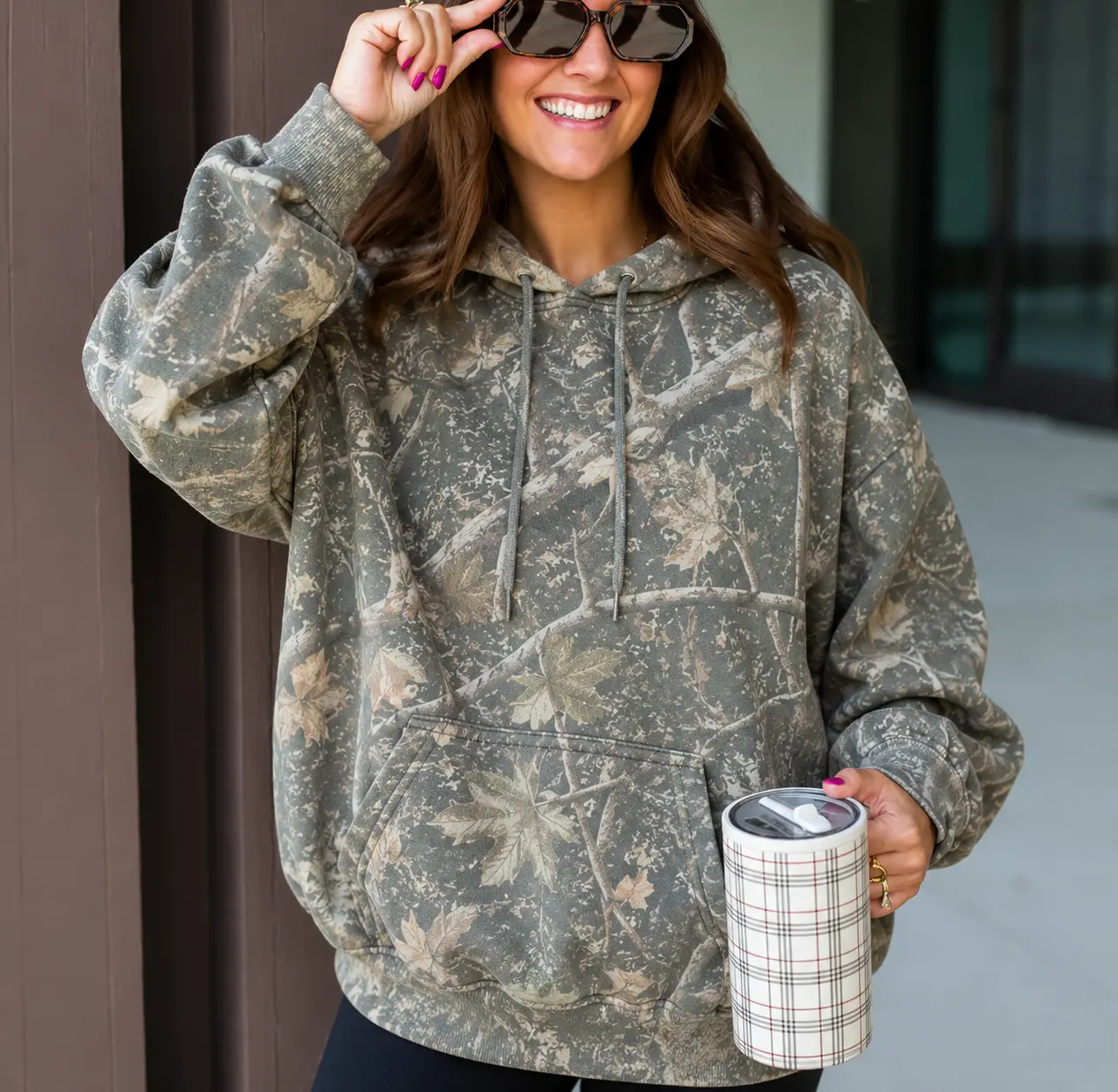 Camo Hideaway Hoodie For Men Women, Realtree Hoodie, Breathable Camo Print – Original Hunting Style Tee for Men & Women, Gift For Men