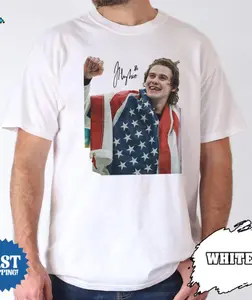 Jack Hughes USA Hockey Golden Goal 2026 Hockey T-Shirt