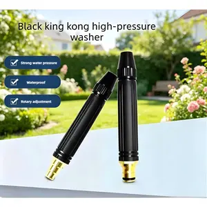 High Pressure Water Gun, Summervibes Portable Handheld Sprayer with Hose Booster Nozzle for Car Wash, Garden Watering