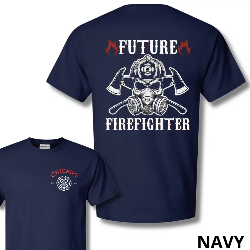 Firefighter Legacy Shirt – Tribute to Bravery & Sacrifice | Future Firefighter Design | Premium Cotton for Everyday Heroes Black Classic
