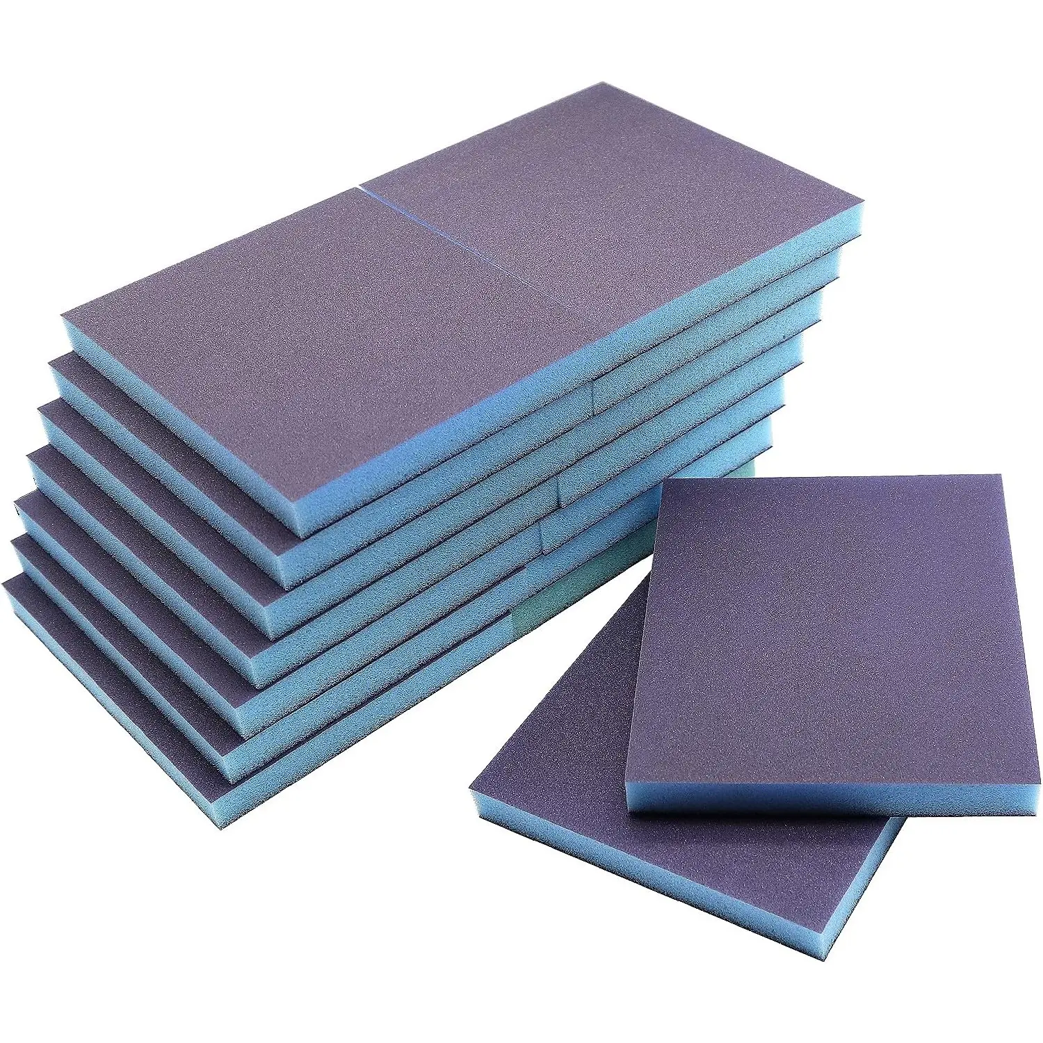 16Pcs 220 Grit Sanding Sponge, Sanding Blocks Washable and Reusable, Wet Dry Sandpaper Sponge for Wood Metal FurniturePaint and Drywall - Home Improvement.