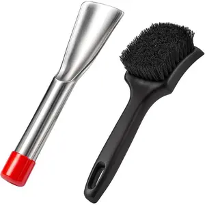 Lawn Mower Deck Scraper Cleaner Brush Kit,Lawn Mower Accessories,Lawnmower Cleaning Tools,2 Pcs Carbon Steel Zinc Plated Linch Pins Pin with Ring Kit Grade Waterproof Boat Trailer Carpet