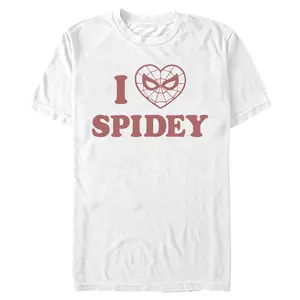 Men's Marvel: Spider-Man I Heart Spidey Mask T-Shirt Men's Marvel: Spider-Man I Heart Spidey Mask T-Shirt