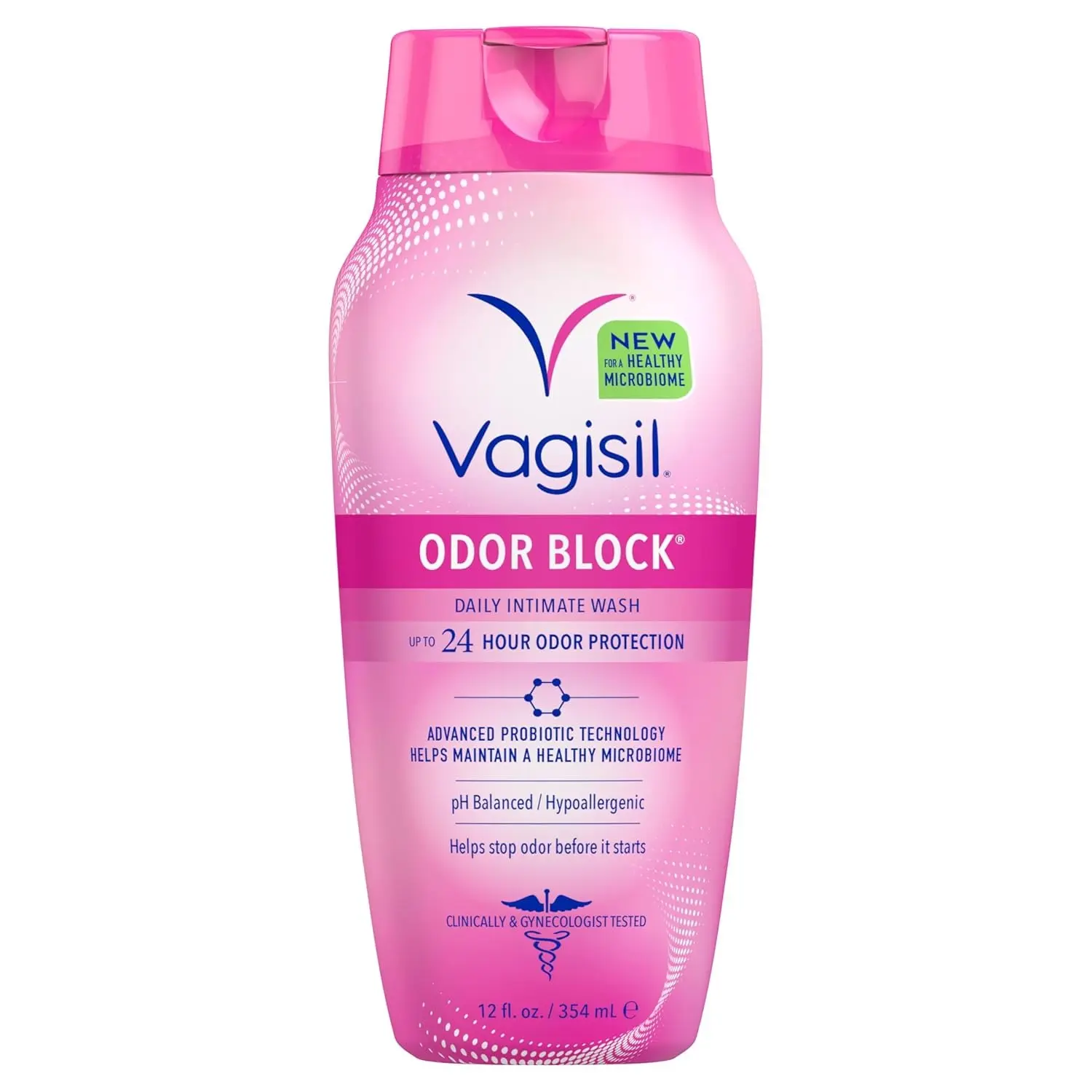 Feminine Wash for Intimate Area Hygiene (12 oz) - Odor Block & Freshness Balance - Gynecologist Tested, Hypoallergenic Daily Cleanser