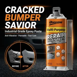 Car Bumper Crack Repair Epoxy Paste, Plastic Repair Agent, Durable Fix for Car Bumpers, Easy Application, Long-Lasting Results