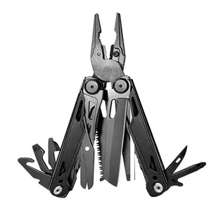 VerveWave 16-in-1 Multitools with Pocket Knife, Stainless Steel Self-locking Pliers with 12 Screwdriver Bits, Multi Tool Survival Gear, EDC Knife with Pouch for Outdoor