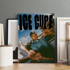 Ice CubePoster Photo Canvas Frameless Cover Poster Artwork Canvas Wall Art Room Decoration Hanging Chart Printing Canvas Printing Room Aesthetics