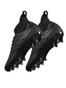 Men's High-Top Football Shoes Football Boots Fg Ag Nails, Unisex Anti-Slip Breathable Design, Durable Tpu Sole, Suitable for Training Running Outdoor Use