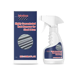 Rust Remover Spray 120ML, Fast-Acting Iron & Rust Cleaner for All Metal Surfaces, Removes Rust Quickly, Restores Shine, Multi-Metal Safe, Easy Application for Home & Workshop