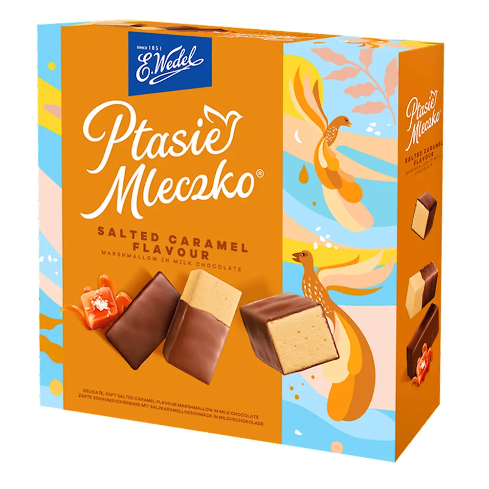 Candy Ptasie Mleczko Salted Caramel – Box – 12 oz (340 gr)