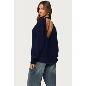 Ximenia Cutout Back Sweater