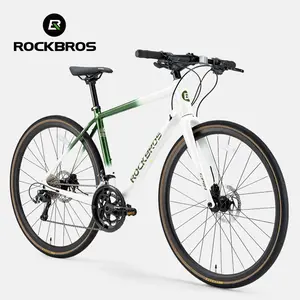 ROCKBROS SPIN-P2M 28" Trekking Bike, Aluminum Frame & Carbon Fork, 20-Speed Tiagra Drivetrain, 700C Gravel Tires, Lightweight 10.9kg Frame for Men & Women, Ideal for Gravel Adventures