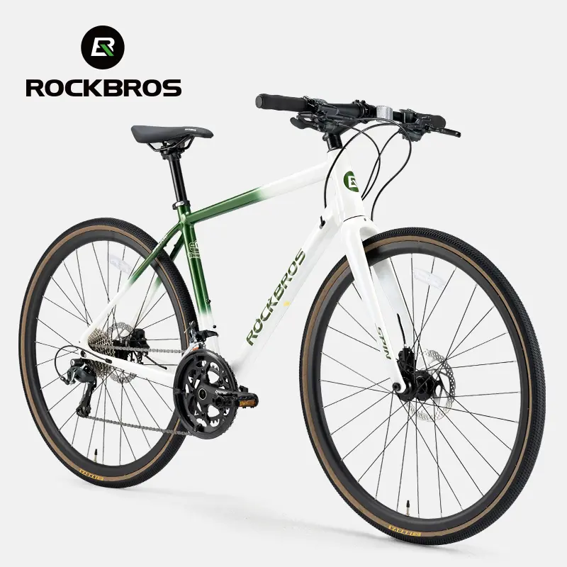 ROCKBROS SPIN-P2M 28" Trekking Bike, Aluminum Frame & Carbon Fork, 20-Speed Tiagra Drivetrain, 700C Gravel Tires, Lightweight 10.9kg Frame for Men & Women, Ideal for Gravel Adventures