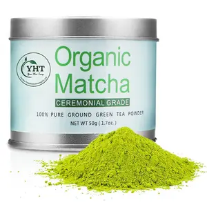YHT Organic Japanese Green Jade Matcha Tea Powder Top Ceremonial Grade