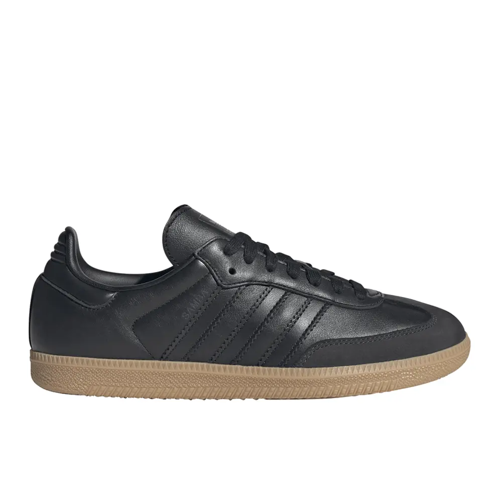 adidas Womens Samba Og Lace Up Sneakers Shoes Casual - Black