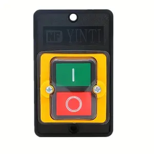 1pc On-Off I/o Start Stop Push Button Switch 10a 230v Ac, Durable Pushbutton for Easy Control, Perfect for Electrical Projects