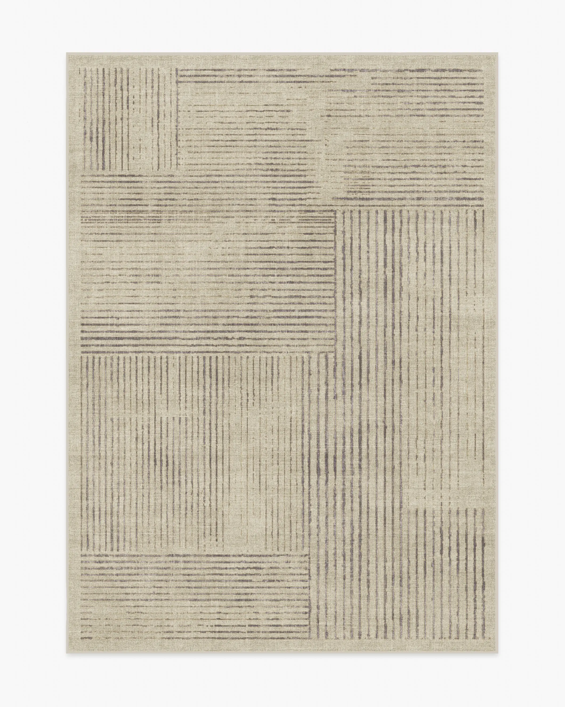 Linear Oasis Stone Grey Flatwoven Rug