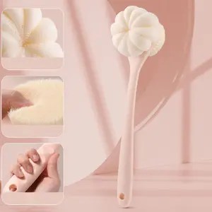 Back Scrubber Anti Slip for Shower with Long Handle Stiff and Soft Brush for Easy Reach and Comfortable Use outdoorfun