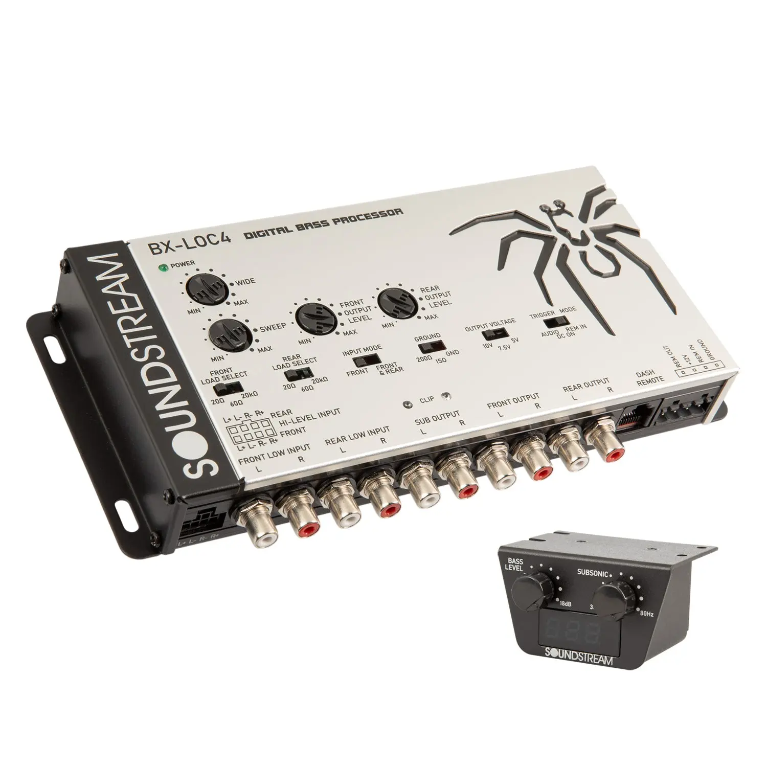 BX-LOC4 | Digital Bass Reconstruction Processor with 4-Channel Line Output Converter