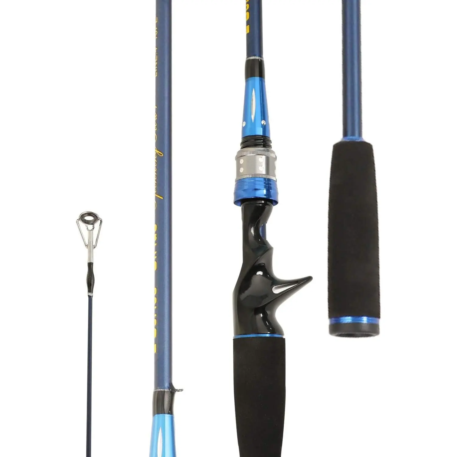 E Series - Sirius Casting Rod 2- 7- Graphite Portable Baitcast Rod Inshore Baitcasting Fishing Rod Freshwater Baitcaster Rod