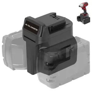 2-in-1 Battery Adapter for Milwaukee 18V M-18 Battery - Compatible with Milwaukee 18V Power Tools (Battery Not Included)