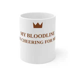 My Bloodline is Cheering for Me - Royal Gold Mug