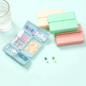 Portable 7-day Medicine Box, 1 Count Sealed Independently Packaged Pill Organizer, Convenient Travel Medication Case for Indoor & Outdoor