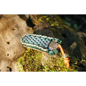 Paracord Survival Kit: Knife Belt Holder & Bottle Wrap Combo