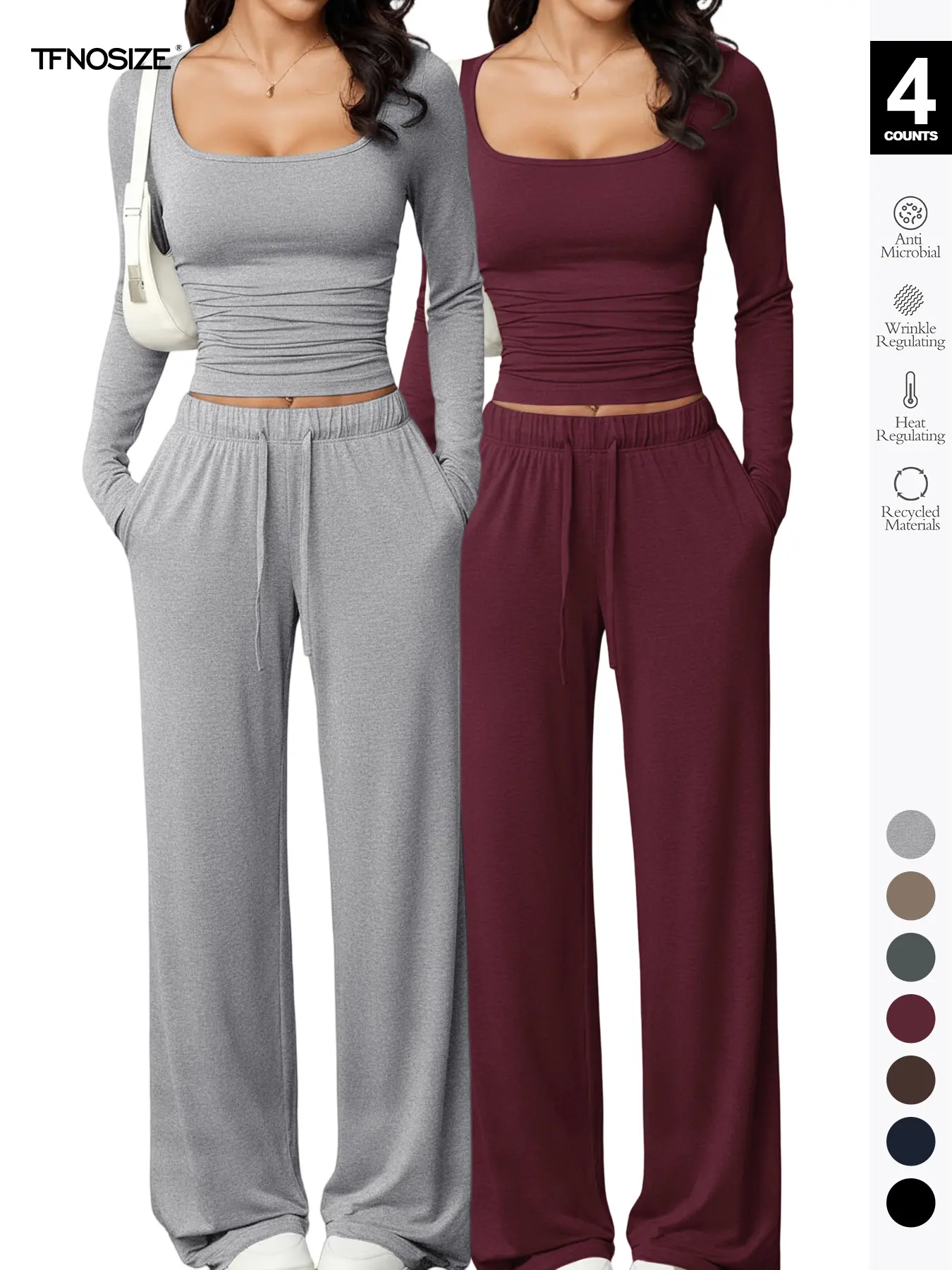 Light Gray + Burgundy