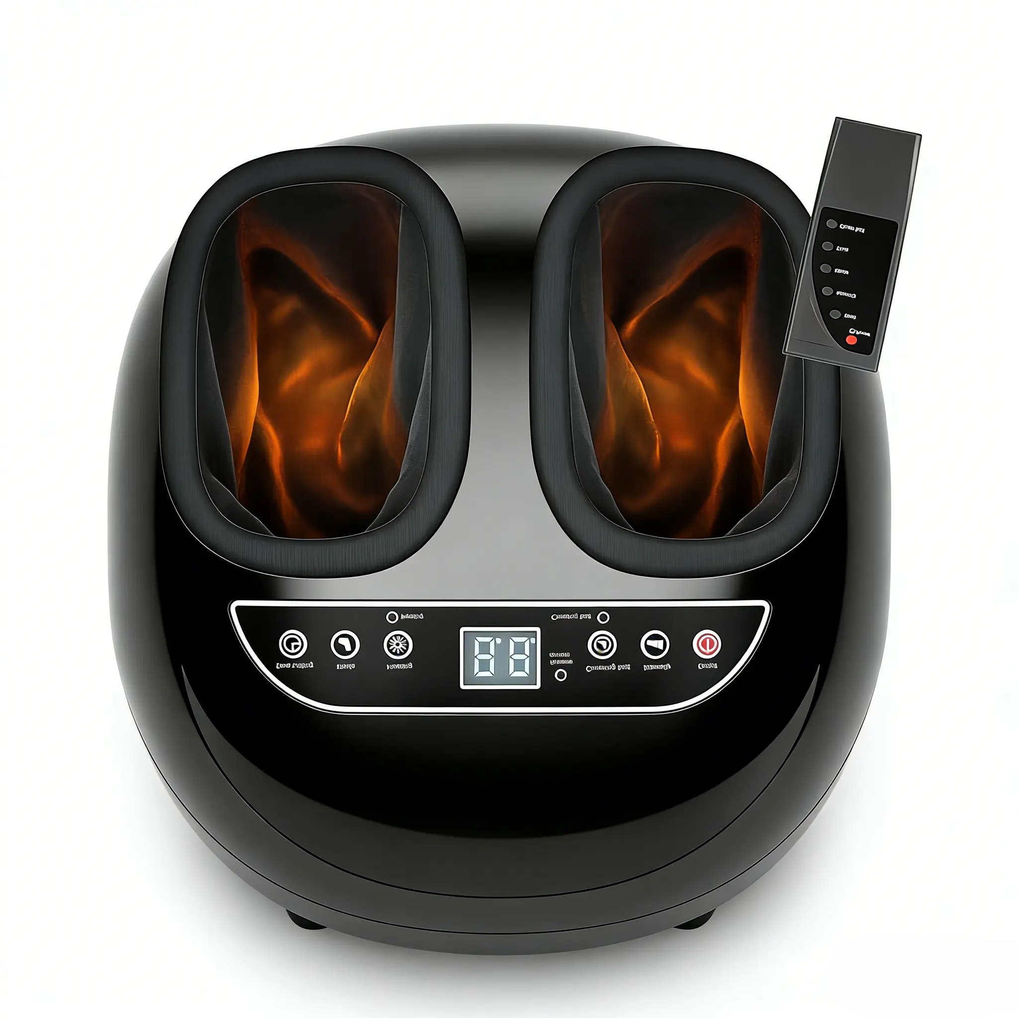 Remote Control Foot Massager with Heat, Full Coverage Air Compression Feet Massager Machine, Customizable Deep Kneading for Home Use, Relaxation Gift for Men & Women