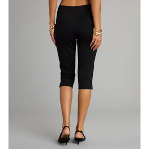 Forever On Trend High Rise Ponte Capri Pants