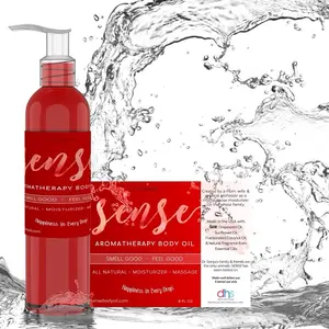 SENSE Aromatherapy Body Oil Organic Moisturizer, Massage Oil, Attracts Attention Prevents Naturally Mosquito Bites Lavender Vanilla