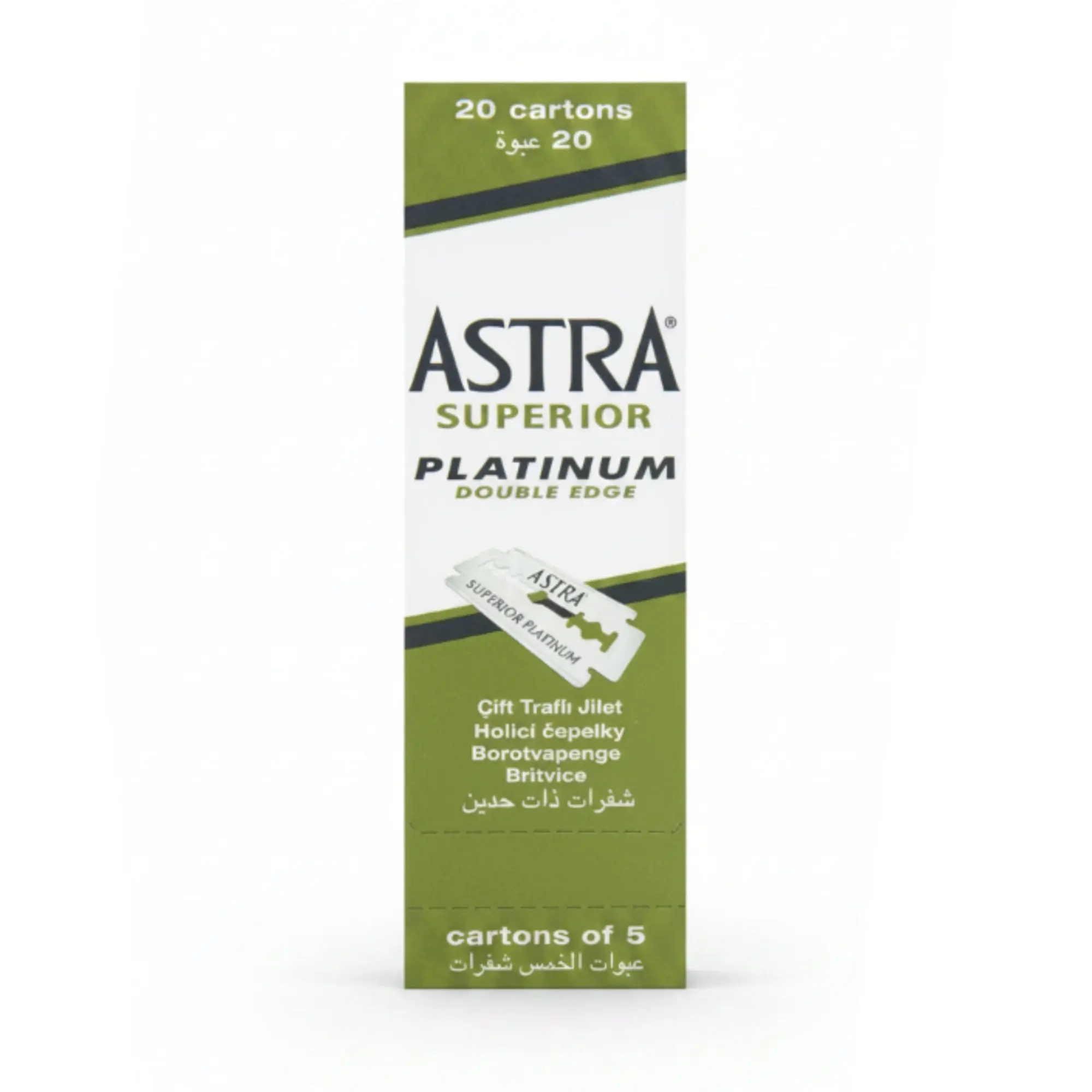 Astra Double Edge Razor Blades (Green)
