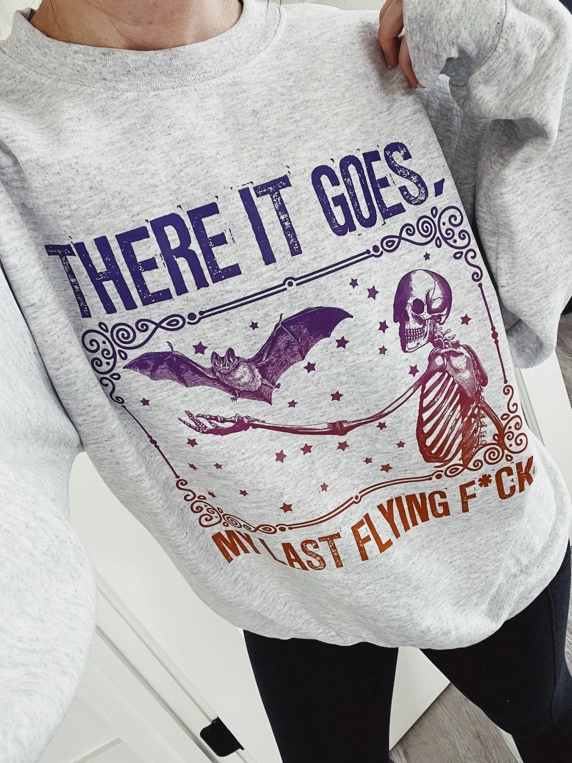 My Last Flying F Ombre Unisex Crewneck Sweatshirt