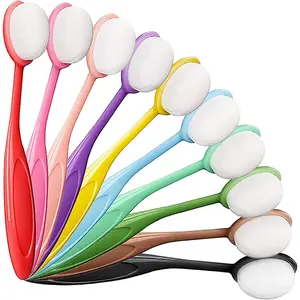 10 PCS Ink Blending Brushes for Card Making Supplies Color Coded Handles Blender Brushes for Stamping Scrapbooking Stencil Craft Blending Distress Ink Blending Tool