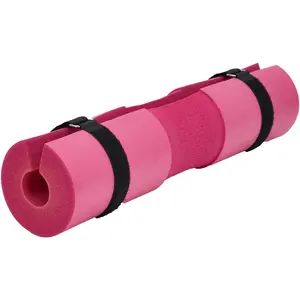 Barbell Pad,  Thrust Pad for  , Non-slip Thick  Squat Pad for Glute Support and  &  Protection with Two Straps, Fits  Olympic Barbell and Smith Machine