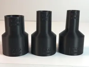 Wet/Dry Vacuum Adapter Set - Universal Hose Attachments for Shop & Garage, Converts Vacuum Hose Sizes, Durable Fit