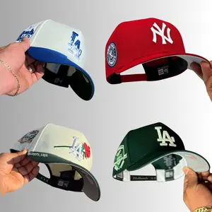 New Era MLB Yankees Dodgers 9FORTY Adjustable Baseball Hat – Snapback Cap Men Women, Gorras Unisex Streetwear, Classic Logo Vintage Urban Style USA 2026, Multi Patch Design, TikTok Trending Cap