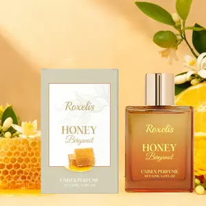 Warm Wood Scent Honey Handkerchief Perfume, Elegant Perfume, 72h Long-Lasting Fragrance, Vegan Eco-Friendly, Gentle Natural Fresh Scent for Women, Fruity Sweet Woody