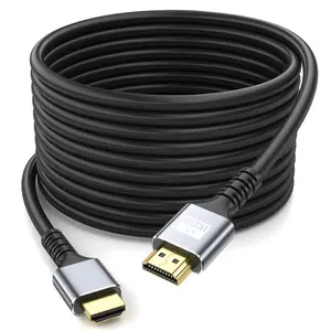4k Hdmi Cable 40ft Ultra High Speed HDMI 2.0 Cable 4K@60Hz 18gbps Gold Plated Connector 3D ARC Ethernet HDMI Cord for HDTV Monitor Laptop Roku TV Xbox PS4/PS5(Silvery) ﻿