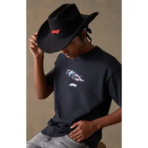 Formula 1 Men's x Pacsun United States Grand Prix 2025 Black F1 Cowboy Hat