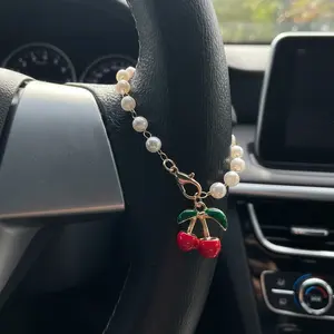 Steering Wheel Bead Hanging Ornament, Car Charm Accessory, Unique Fashion Gift, Automotive Decorations, Stylish Pendant