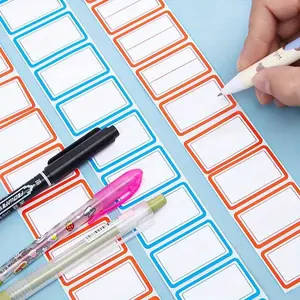 Storage label stickers, Self Adhesive Stickers, suitable for color-coded labels in offices and classrooms, suitable for food containers and refrigerator meal label kits