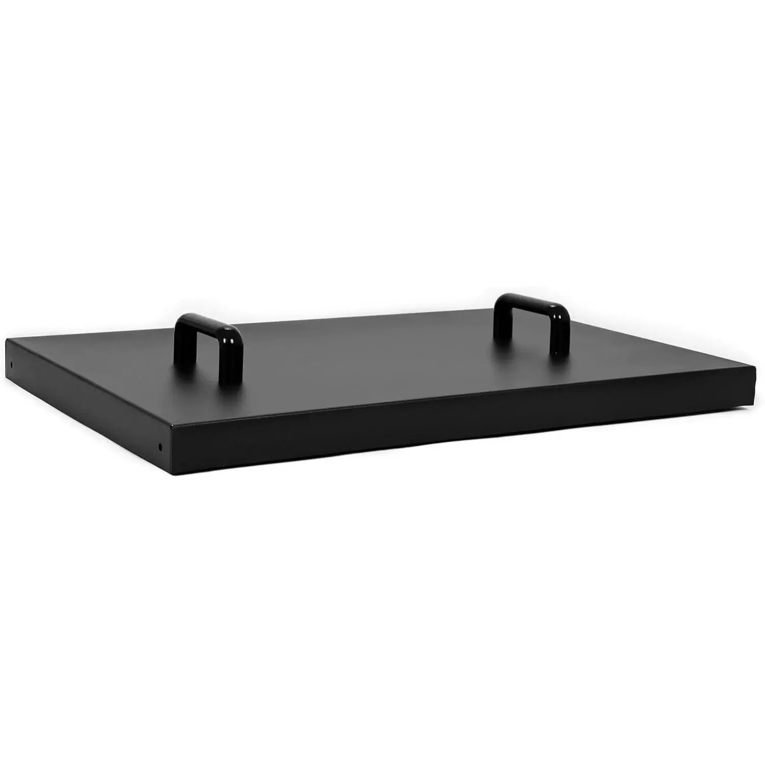 28in Durable Metal Powder Coated Black Griddle Cover Lid with Handle, Barbecue Accessories for 28" Blackstone Front & Rear Grease Griddle Tops, Outdoor Cooking Debris Shield, Mounting Accessories Compatible