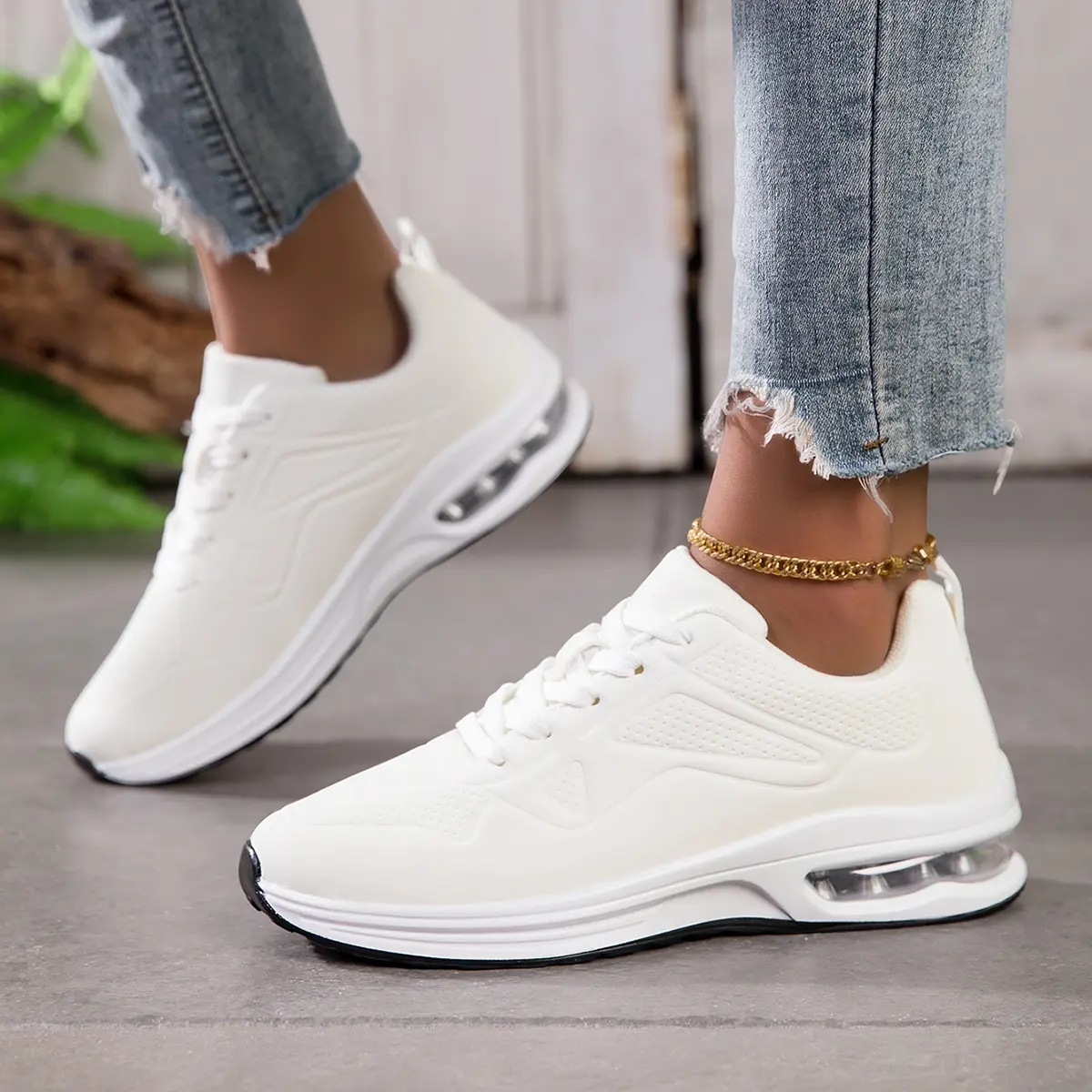 Ubetif WomenSneakers Women Stylish Walking Shoes Women, Lightweight Women'S Casual Shoes Air Running Shoes Women, Non Breathable Tennis Shoes Women, Mesh Air Cushion Sneakers Workout Arch Support