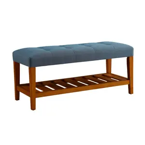 ACME Charla Bench, Blue & Oak
