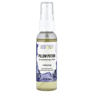 Aura Cacia Pillow Potion, Aromatherapy Mist, Relaxing , 2 fl oz (59 ml)