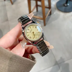 Vintage Japanese Style Spring Watch, Unisex Quartz Watch, Geometric Design, Fashionable Couple Gift, All Seasons Wear, Quartz Wristwatch