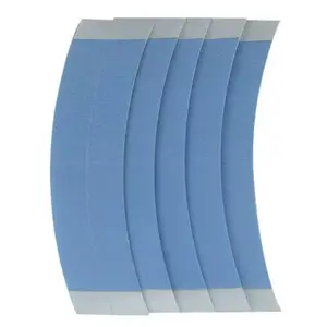 Wig-Specific Invisible Double-Sided Tape - Seamless Hold Adhesive Strips, Blue Glue Wig Seam Fixers (4-Strip Pack)